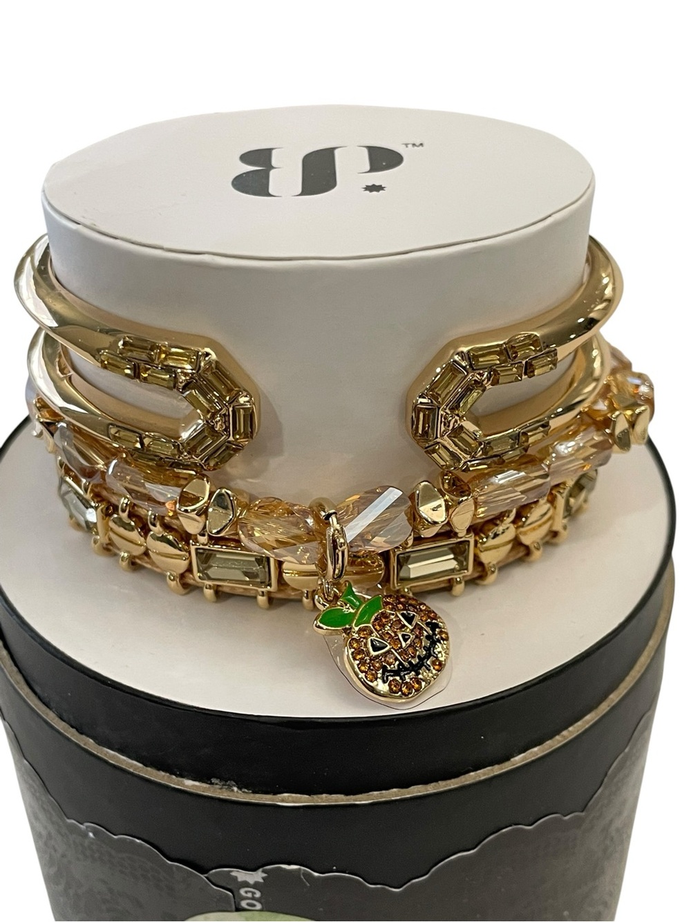 Bomb Party Halloween 2025 Stack - “Shimmer And Shiver “ Gold/Pumpkin Charm, New